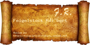 Feigelstock Róbert névjegykártya